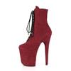 Pleaser - FLAMINGO1020FS Platform Boots, Pole dance shoes - Pole dance shoes - Burgundy Product image
